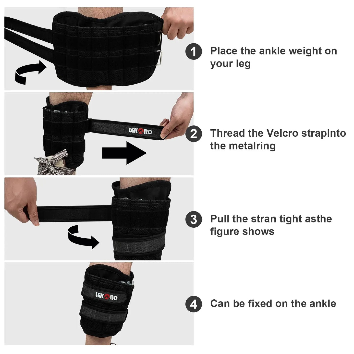 Adjustable Wrist Ankle Weights for Men and Women