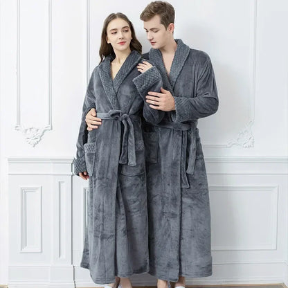 Bath Bathrobes Men Women Pajamas Shower Robe Bath Towels
