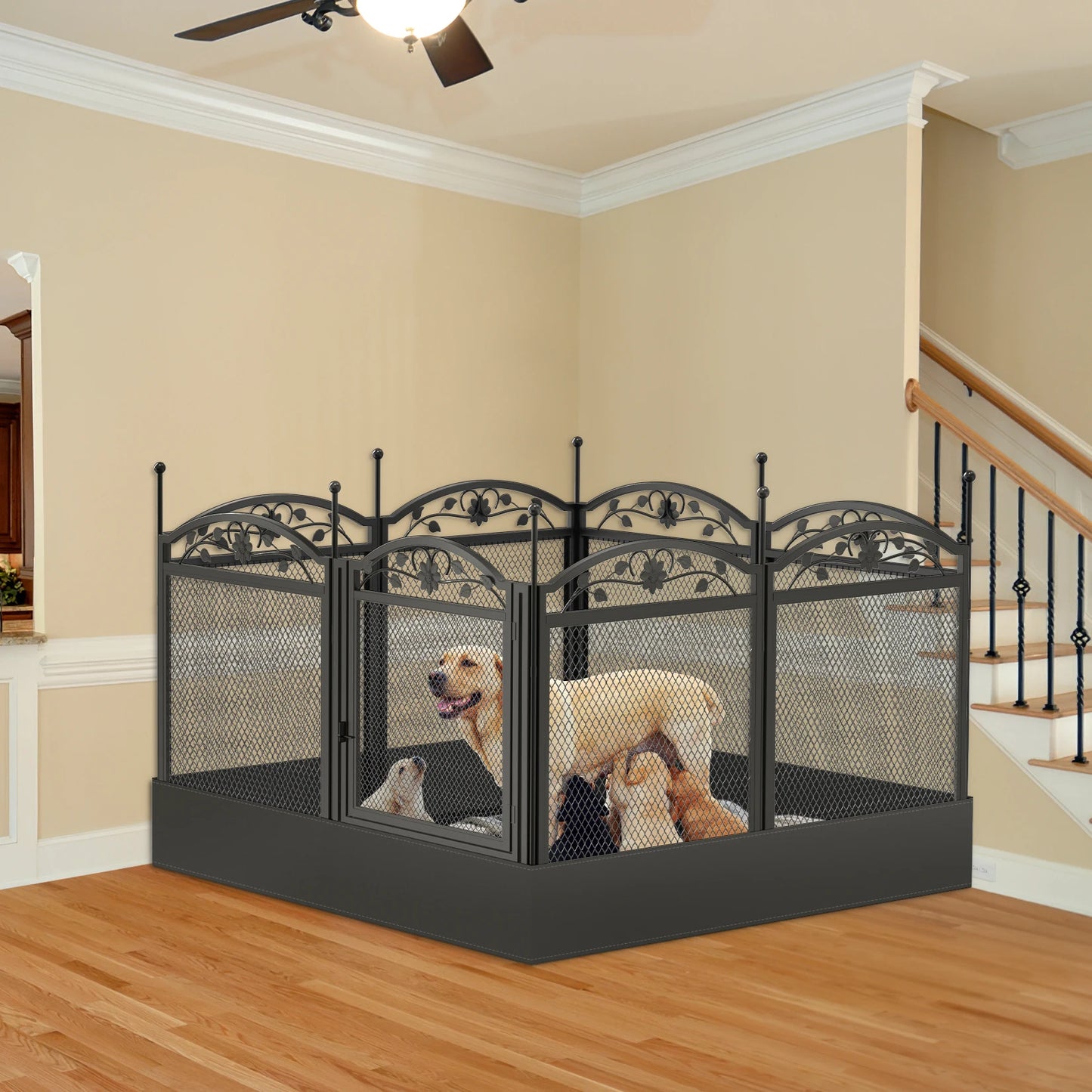 8 Panels Heavy Duty Dog Playpen Pen