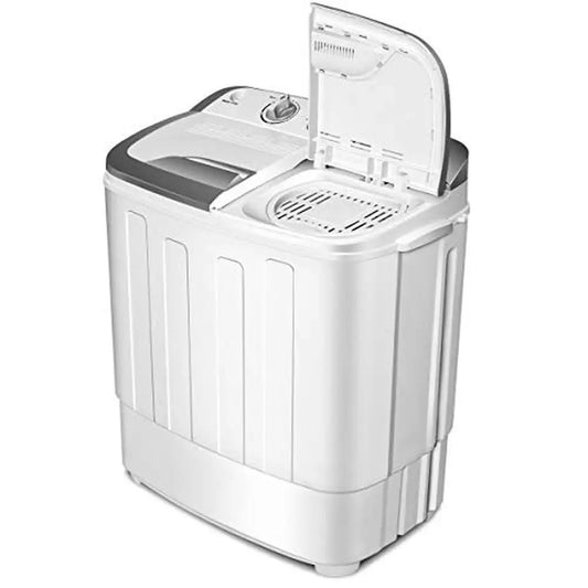 8lbs Washer 5lbs Spin Dryer Compact Mini Twin Tub Washing Machine