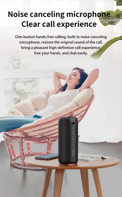 S49 pro Wireless Speaker, Outdoor Portable Subwoofer