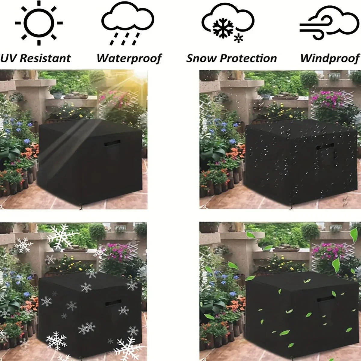 Heavy Duty Waterproof Air Conditioner Cover