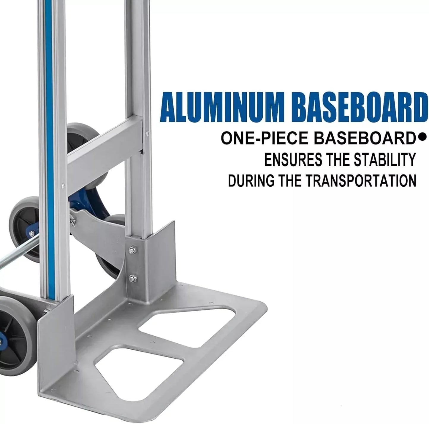 2in1 Heavy-Duty Hand Truck Dolly with Adjustable Handle