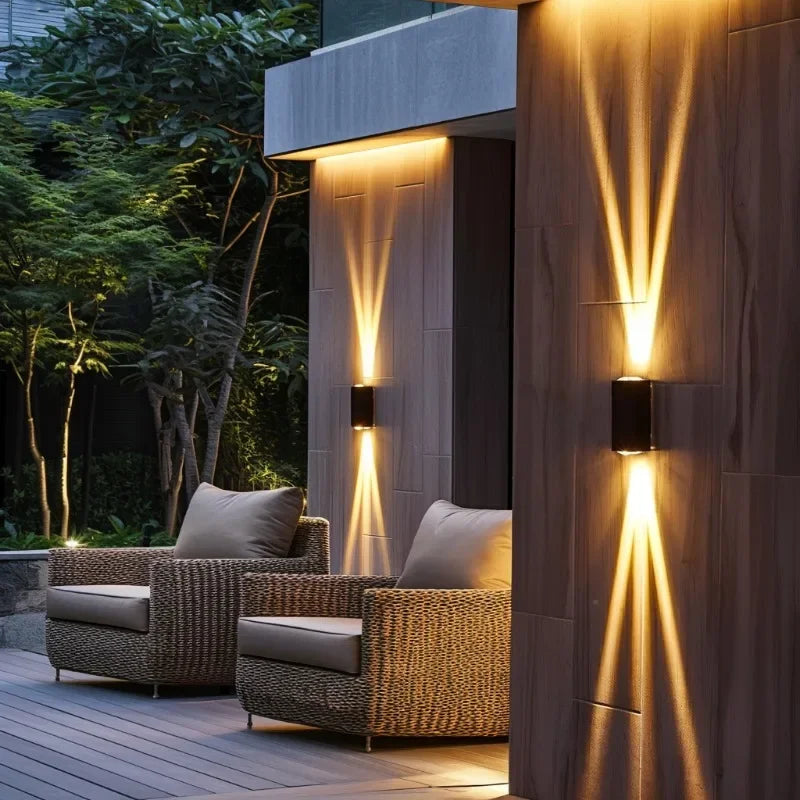 Waterproof Wall lamp for patio yard garden poolside