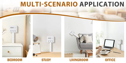 3 Style Retractable Sockets Adjustable Electrical Outlet Extender