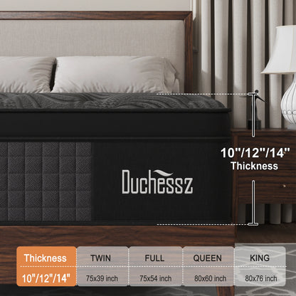 10"12"14"Twin Full Queen King  Hybrid Mattress