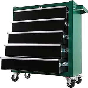 7 Drawers Rolling Tool Chest with Lock & Key