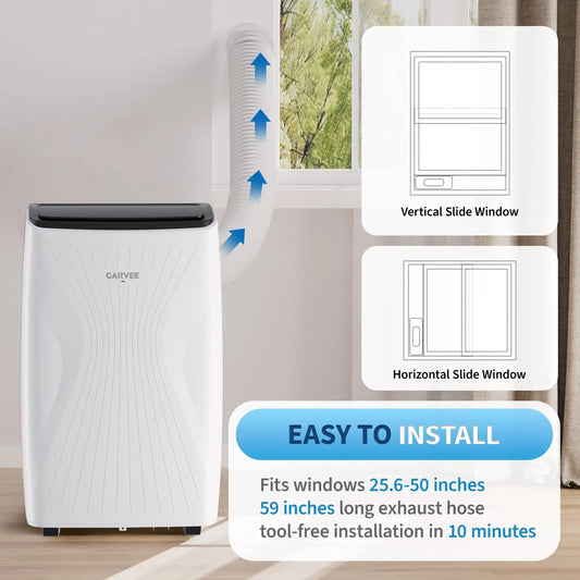 3-in-1 Portable 14,000 BTU Portable Air Conditioner