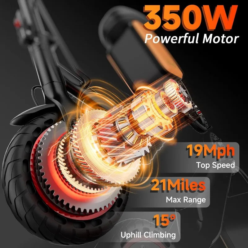 Electric Scooter With 350W Motor with Dual Braking System