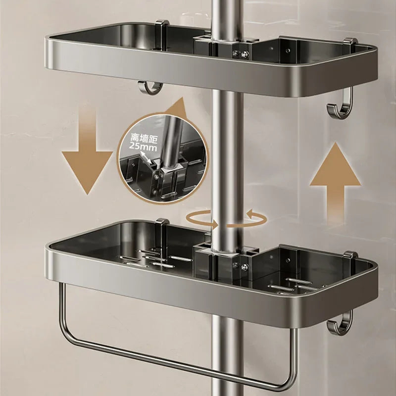 Bathroom Shower Shampoo Organizer Storage Shelf