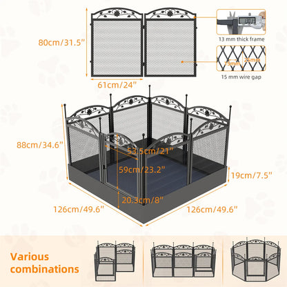 8 Panels Heavy Duty Dog Playpen Pen