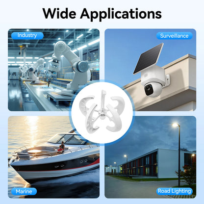 600W 12V/24V Wind Generator Solar Wind Turbine