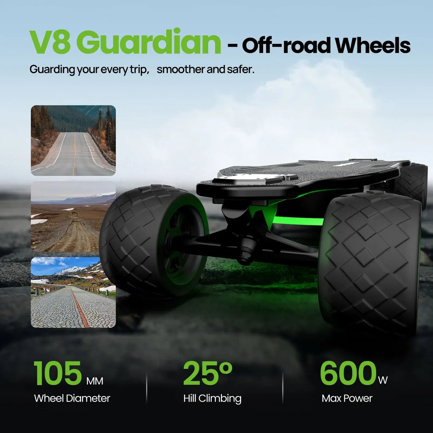 Electric Scooter 600W*2 Dual Motor