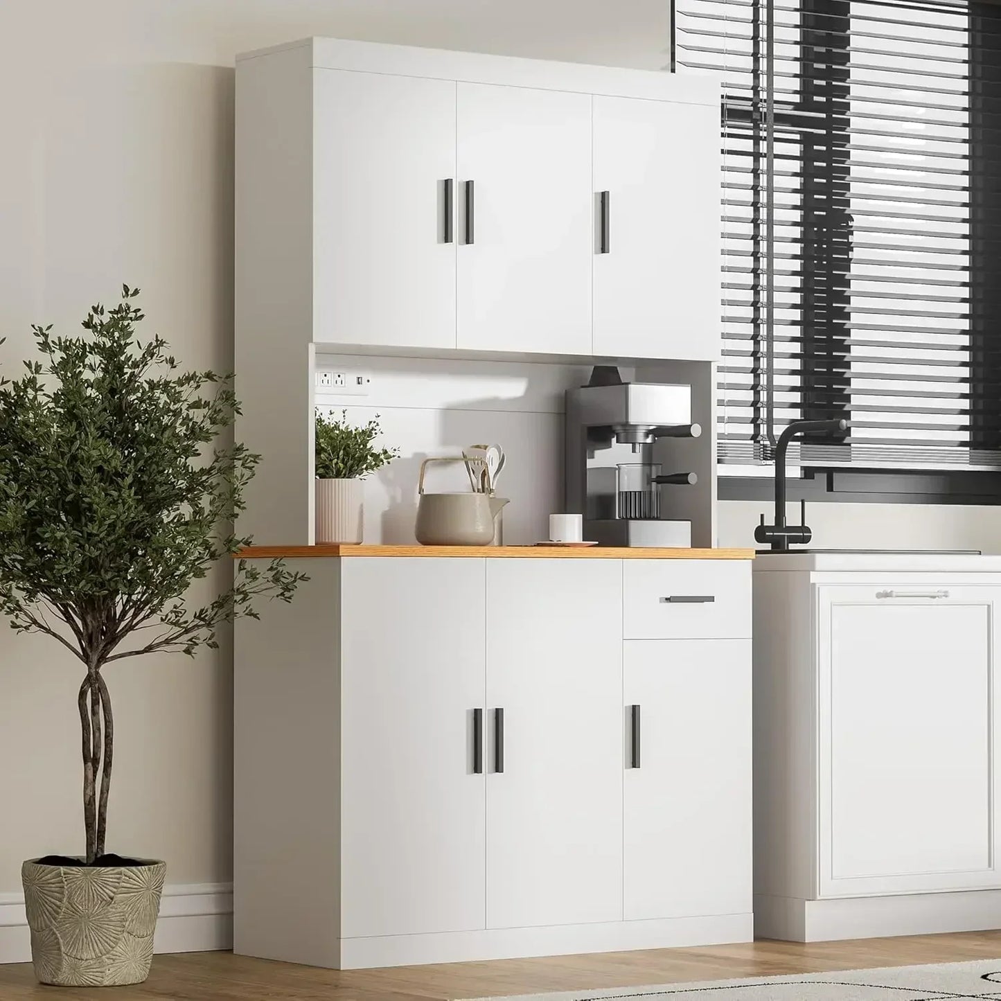 71" Tall Kitchen Pantry Cabinet