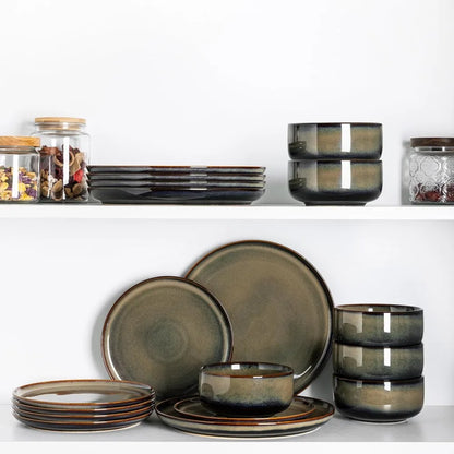 Handcrafted Terra Ceramic Dinnerware Set