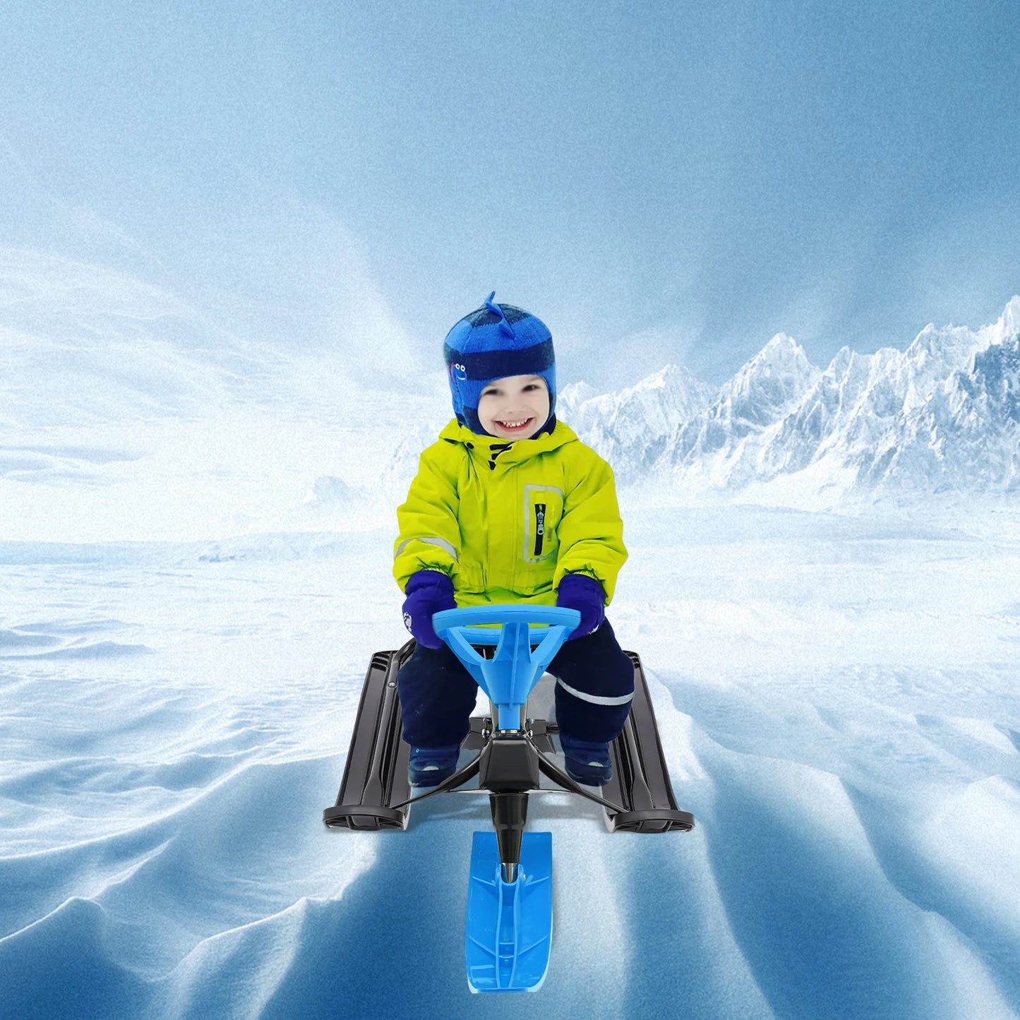 114*50*38cm Snow Racer Sled Slider Board