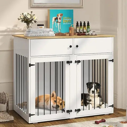 41 Inch Dog Kennel Indoor with Removable Divider