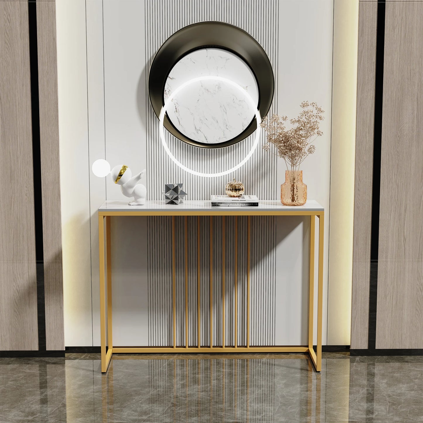 Modern Accent Console Table for Hallway Entryway