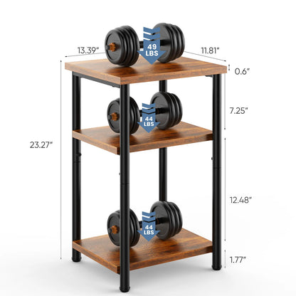 set of 2 End Table Set with Adjustable Feet