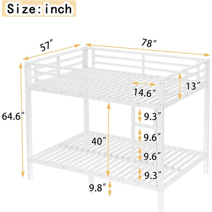 Full Over Full Bunk Bed for Teens Adults
