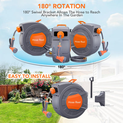 Built to Last, Garden Retractable Hose Reel