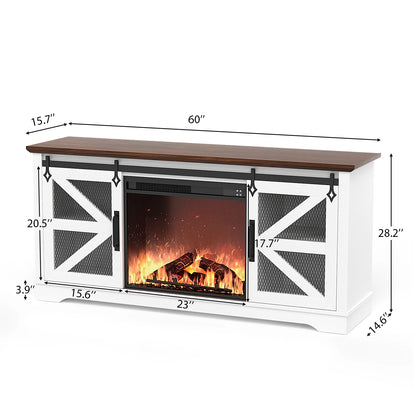 TV Stand for TVs up to 60’’ with Fireplace