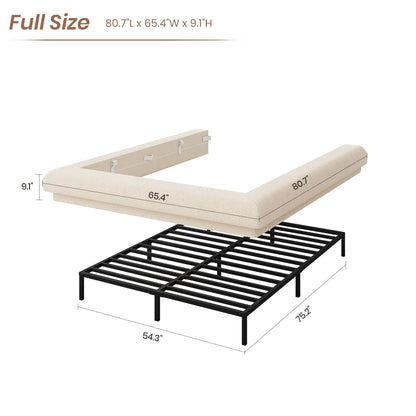 Full Queen King Cloud Platform Bed Frame