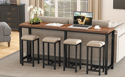 70.9-inch Extra Long Console Table Easy Assembly