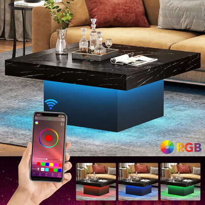 Coffee Table with LED lighting