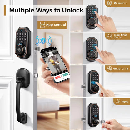 Smart Wi-Fi Keyless Door Lock with Camera