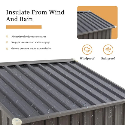 5 x 3 x 6 FT Outdoor Storage Shed, with Side Window