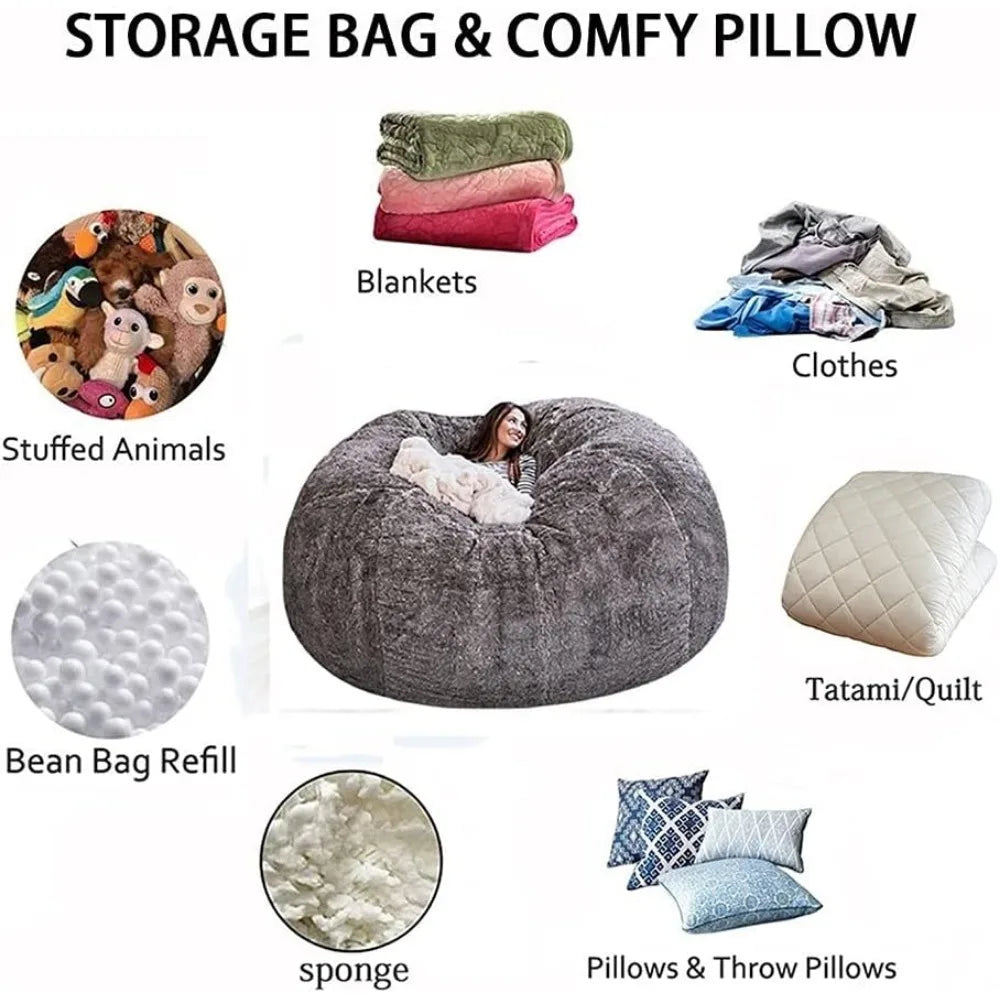 Giant Bean Bag Chair for Kids Adults