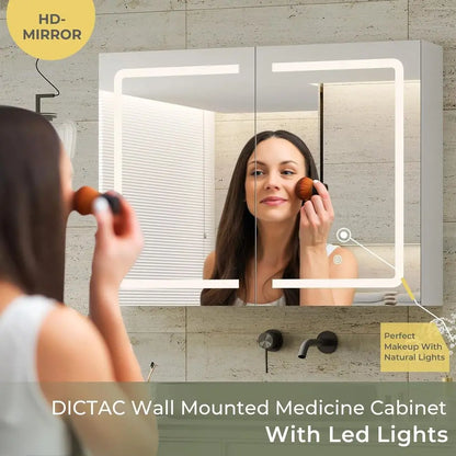 31.5''x23.6'' Medicine Cabinet with Led Lights