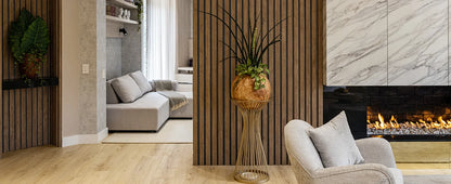 94.5x7.9-inch 4PCS Wood Noise Reduction 3D Textured Wall Panels