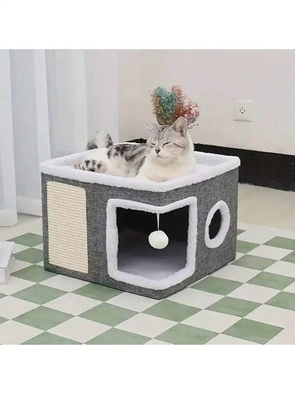 4-Season Multi-Level Cat House