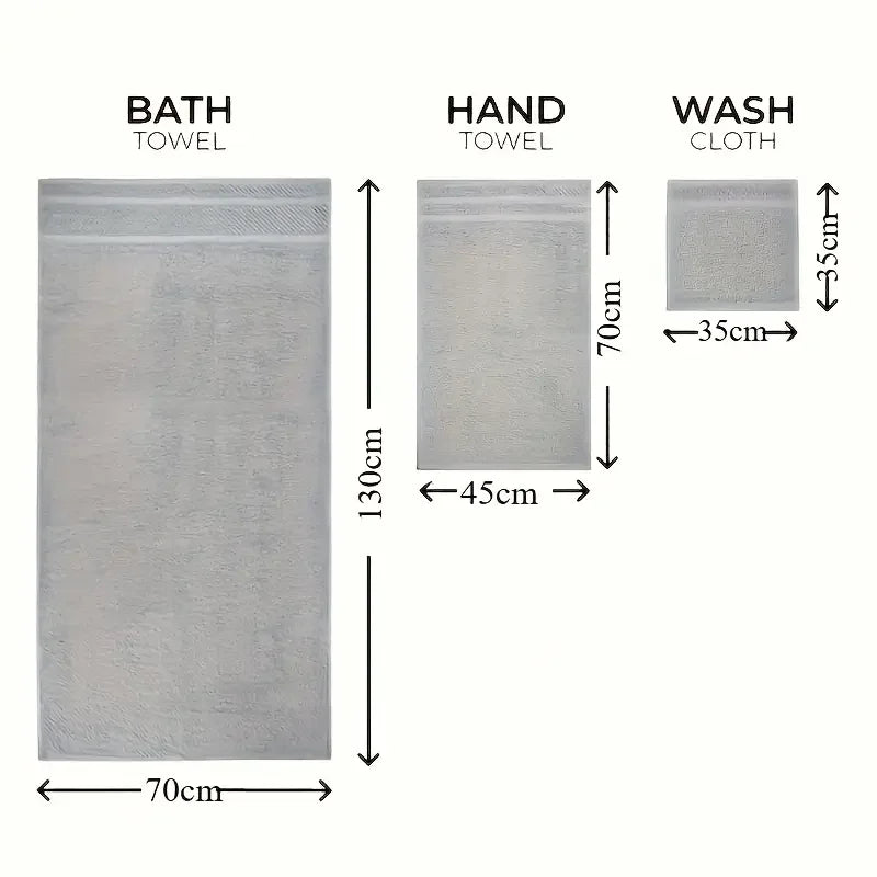 Super Soft Quick-Dry Highly Absorbent Bath Towels set