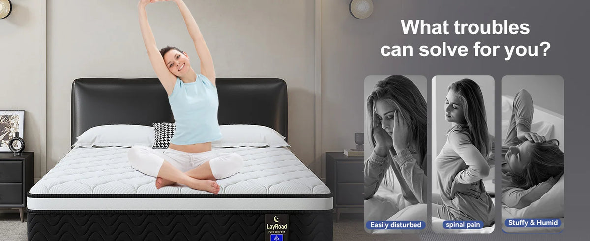 12 Inch Gel Memory Foam Hybrid Mattress