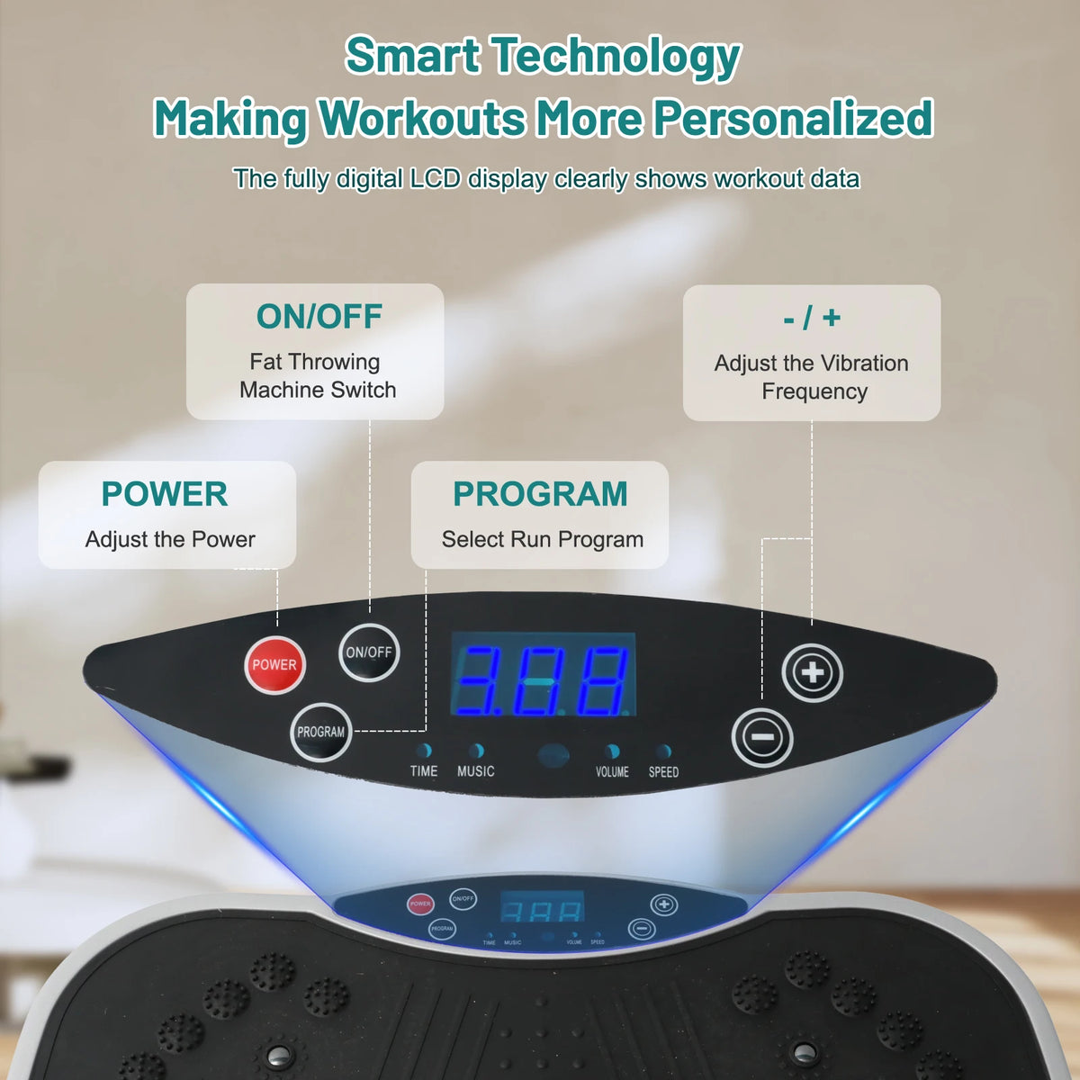 Plate Shapping Machine Fat-Burning Vibration Plate Exercise Body Shaping Machine ...