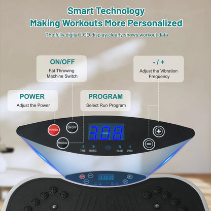 Fat-Burning Vibration Plate Exercise Body Shaping Machine