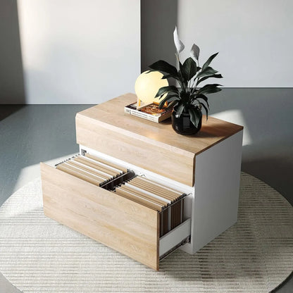 2-Drawer Lateral File Cabinet - 31W x 28H w/ Anti-Tilt
