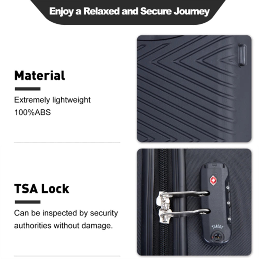 4-Piece Travel house Luggage Set
