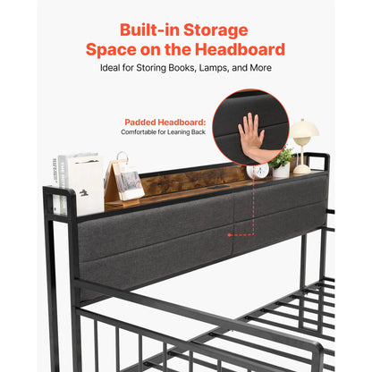 Twin/Full Size Daybed Frame w/ Charging Station