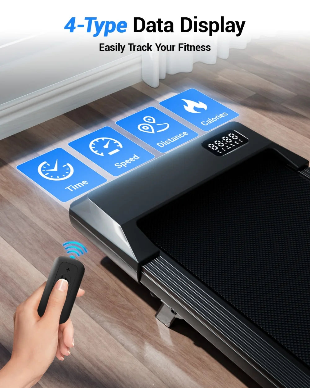 Foldable 6% Slope Under Desk Treadmills