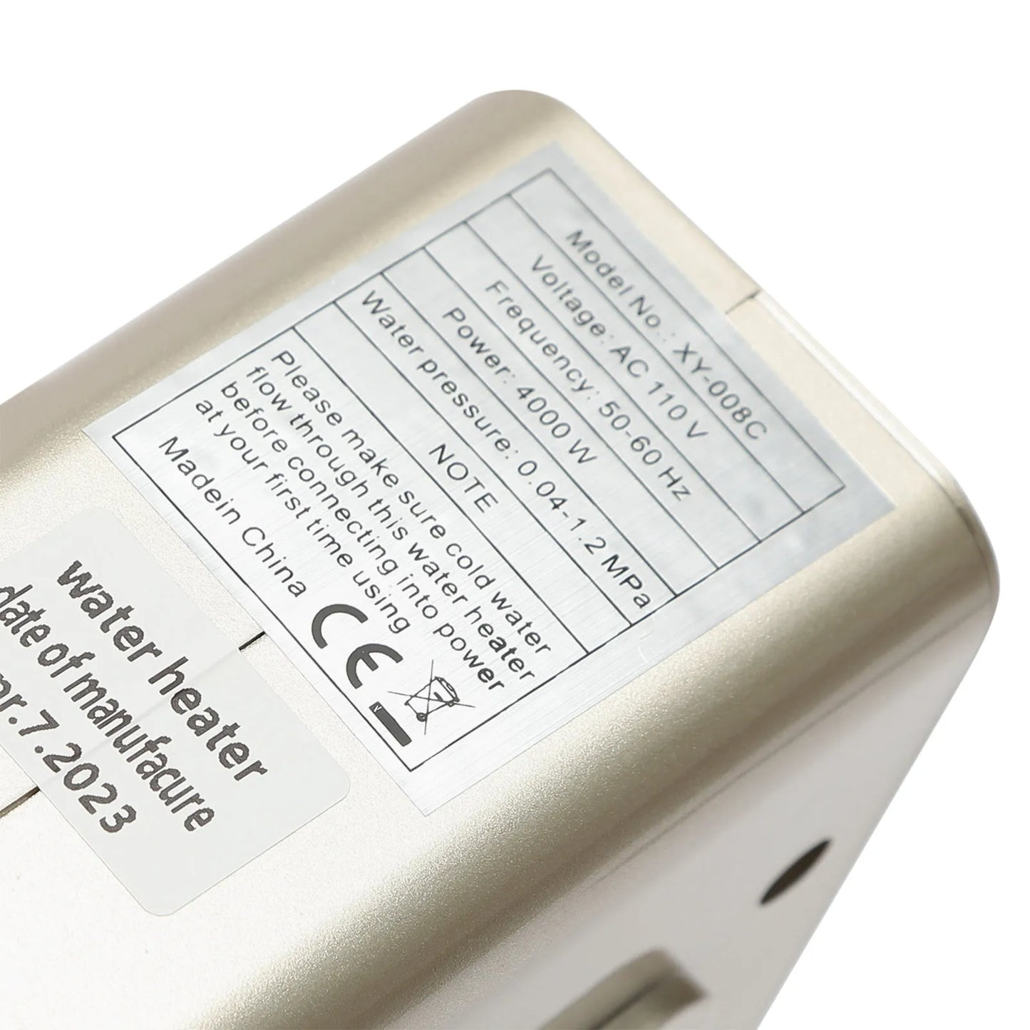 1300-4000W Adjustable Smart Electric Water Heater