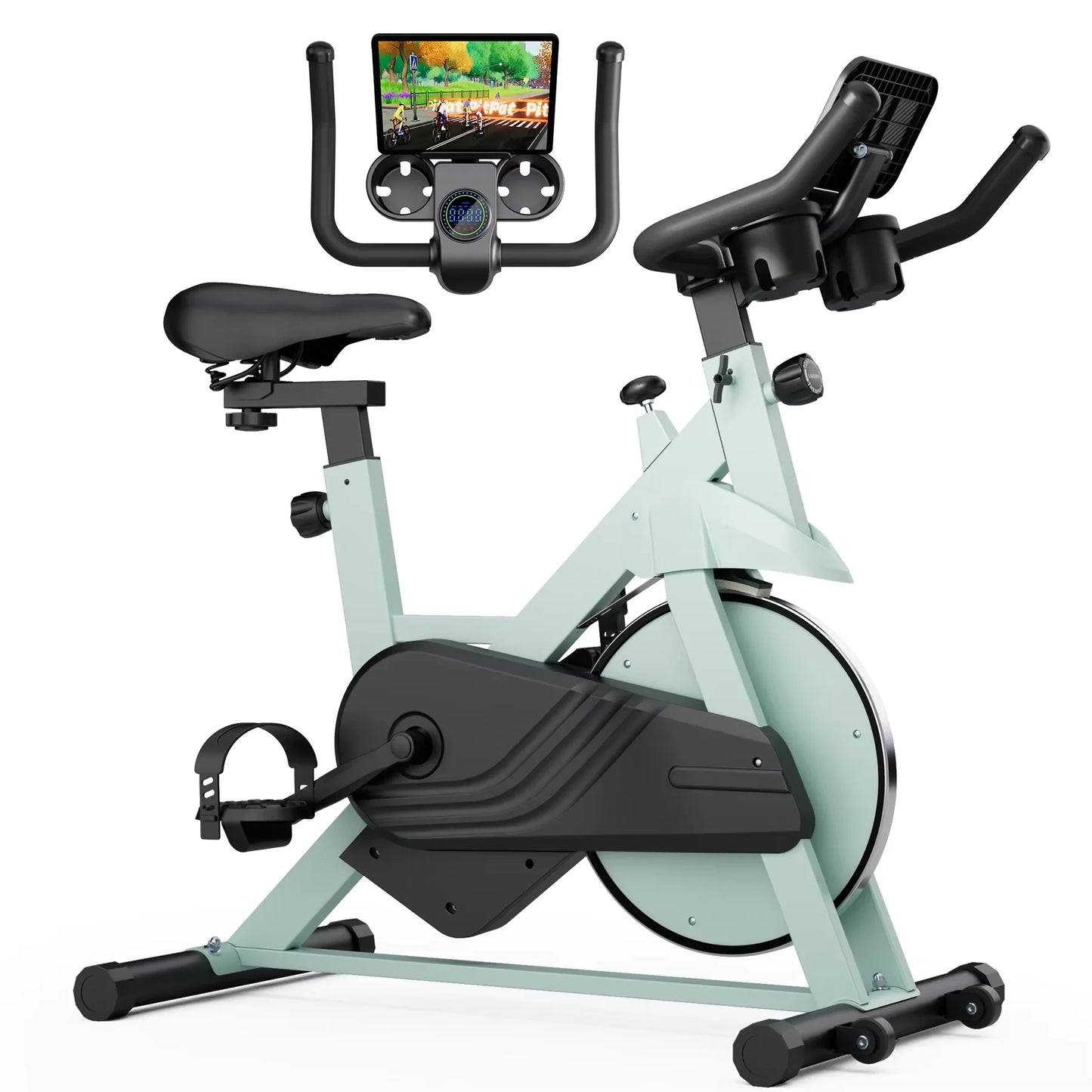 32-Level Magnetic Resistance Stationary Bikes for Home