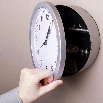 Hidden Safes Wall Clock with Secret Compartment Simple