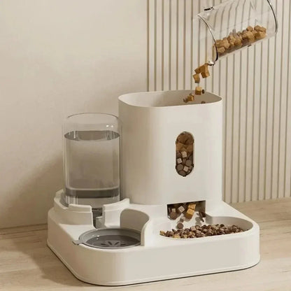 Automatic Feeder for Dogs, and Cats with Water Fountain