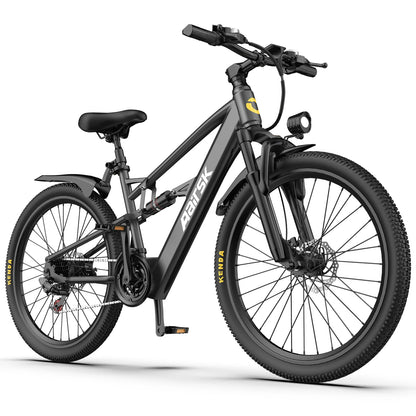 26" Electric Bike, with 21 Speed Dual Suspension