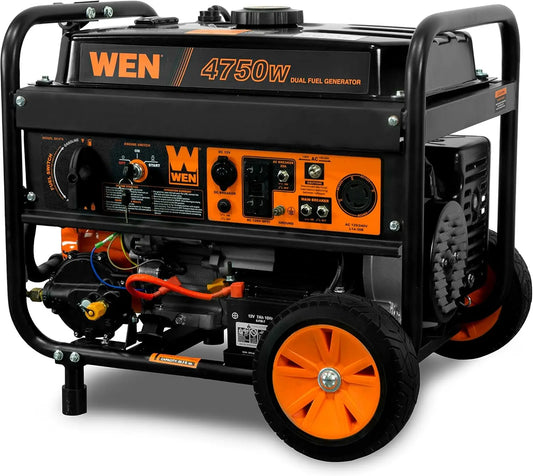 2025 Dual Fuel Portable Generator with Electric Start
