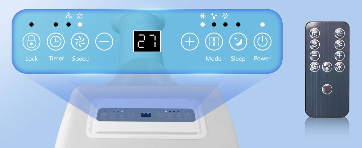 3300BTU Portable Air Conditioner for Camping